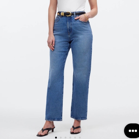 Madewell Denim - Madewell Curvy ‘90s Straight Crop size 29